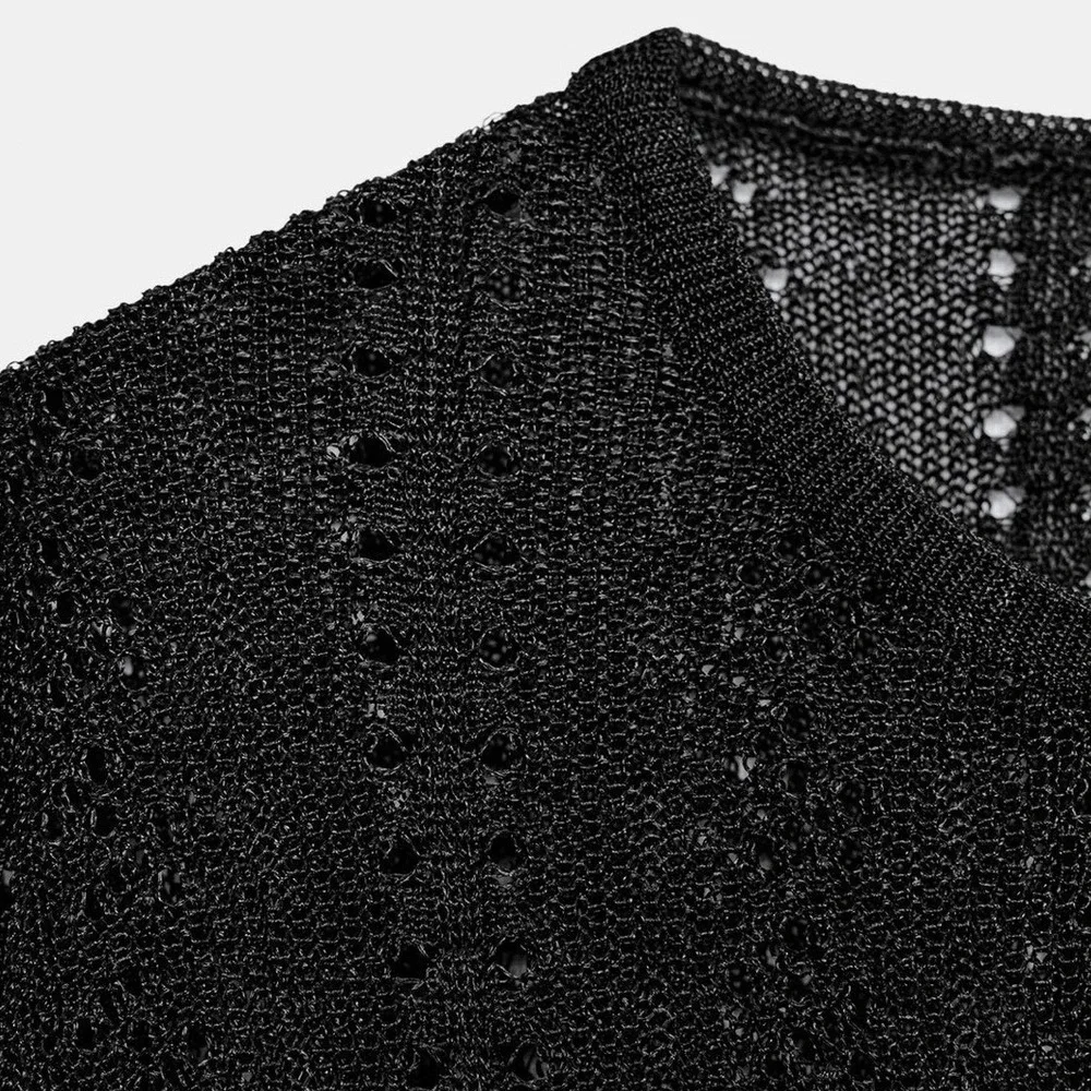 NWT Zara Pointelle Knit Set top S pans M